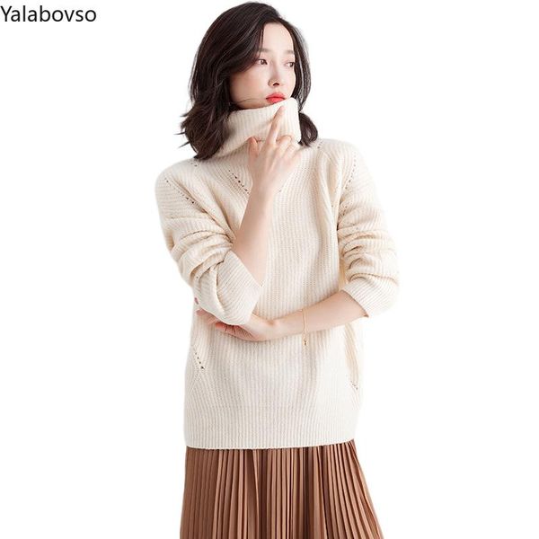 women's sweaters knitted loose sweater women high-collar thickened pullover large size wool shirt computer z3, White;black
women's sweaters knitted loose sweater women high-collar thickened pullover large size wool shirt computer z3, White;black