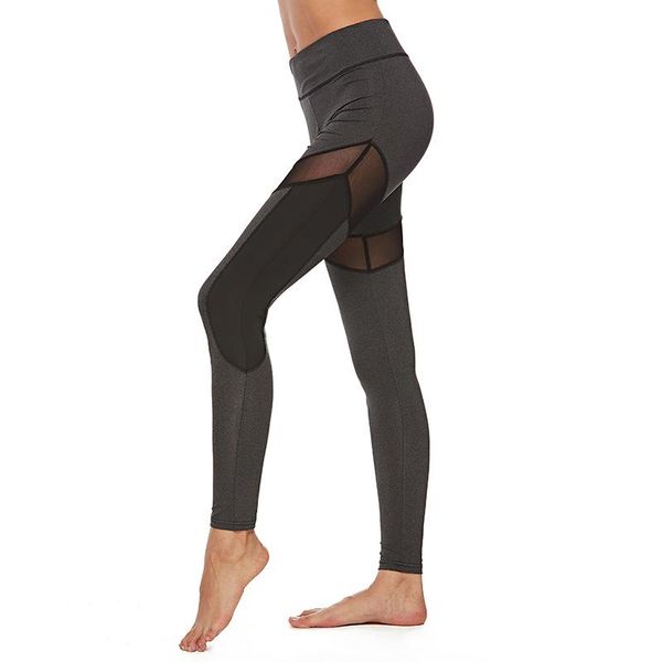 women yoga pants casual sports gothic insert female mesh design black capris sportswear new fitness pant, White;red
women yoga pants casual sports gothic insert female mesh design black capris sportswear new fitness pant, White;red