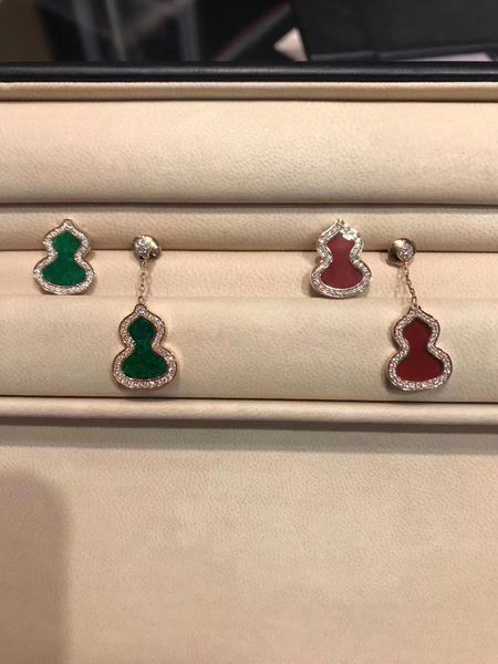 qee / qilin wulu earrings 18k rose gold red chalcedony gourd earrings with diamond earrings luxurys designers jewelry, Golden;silver
qee / qilin wulu earrings 18k rose gold red chalcedony gourd earrings with diamond earrings luxurys designers jewelry, Golden;silver