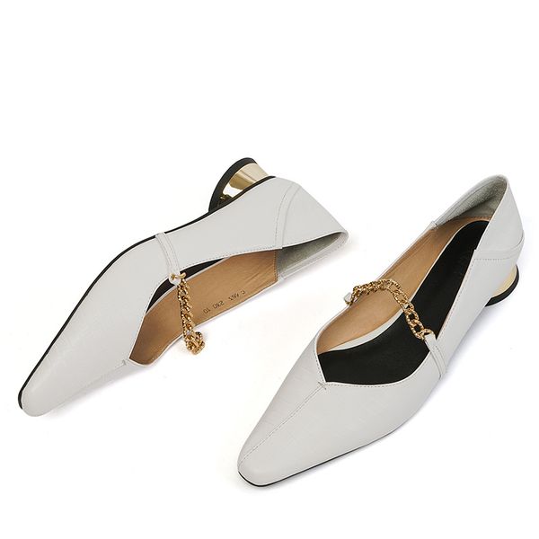 womens genuine leather chain edcoration pointed toe slip-on mary jane flats low heel comfortable moccasins daily single shoesdress shoes, Black
womens genuine leather chain edcoration pointed toe slip-on mary jane flats low heel comfortable moccasins daily single shoesdress shoes, Black