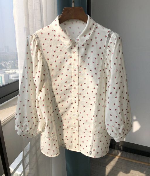 2021 new camisas femininas rendas 100% algodo novo outono manga comprida impresso de morango blusa doce 976n, Black
2021 new camisas femininas rendas 100% algodo novo outono manga comprida impresso de morango blusa doce 976n, Black