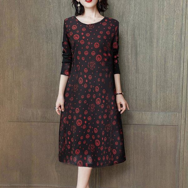 vintage autumn retro dress women loose long sleeve round neck knee-length dress cotton floral print elegant dress#p30 k0m4, Black;gray
vintage autumn retro dress women loose long sleeve round neck knee-length dress cotton floral print elegant dress#p30 k0m4, Black;gray