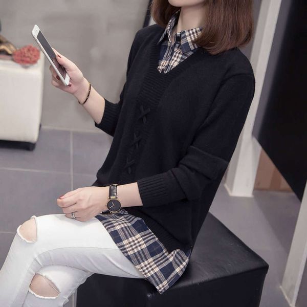 fashion foreign large new size winter women's autumn and style knitwear fat sister mm thin loose sweater bottom coat women luxury, White;black
fashion foreign large new size winter women's autumn and style knitwear fat sister mm thin loose sweater bottom coat women luxury, White;black