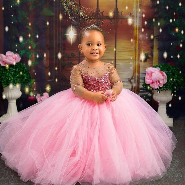 girl's dresses o-neck tulle sequins girls pageant a line long sleeve flower baby children party dress crystal gown, Red;yellow
girl's dresses o-neck tulle sequins girls pageant a line long sleeve flower baby children party dress crystal gown, Red;yellow