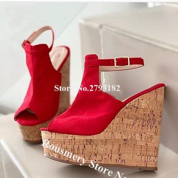 western fashion peep toe suede leather high platform wedge sandals red black cut-out wedge height increased sandals shoes
western fashion peep toe suede leather high platform wedge sandals red black cut-out wedge height increased sandals shoes