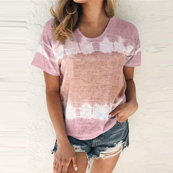 women summer t-shirts o-neck gradient print tee cotton retro vintage casual regular women t shirt short seleves femme, White
women summer t-shirts o-neck gradient print tee cotton retro vintage casual regular women t shirt short seleves femme, White