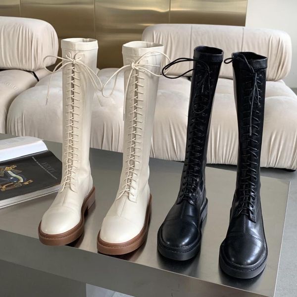 boots british cross-tied motorcycle women shoes thick heels long tube riding botas mujer slim knee-high knight botte femme 2021, Black
boots british cross-tied motorcycle women shoes thick heels long tube riding botas mujer slim knee-high knight botte femme 2021, Black