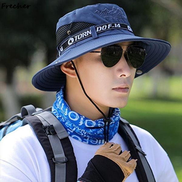 men wide brim bucket hat fishing hiking jungle boonie cap outdoor mountaineering hunting fisherman panama breathable sun, Blue;gray
men wide brim bucket hat fishing hiking jungle boonie cap outdoor mountaineering hunting fisherman panama breathable sun, Blue;gray