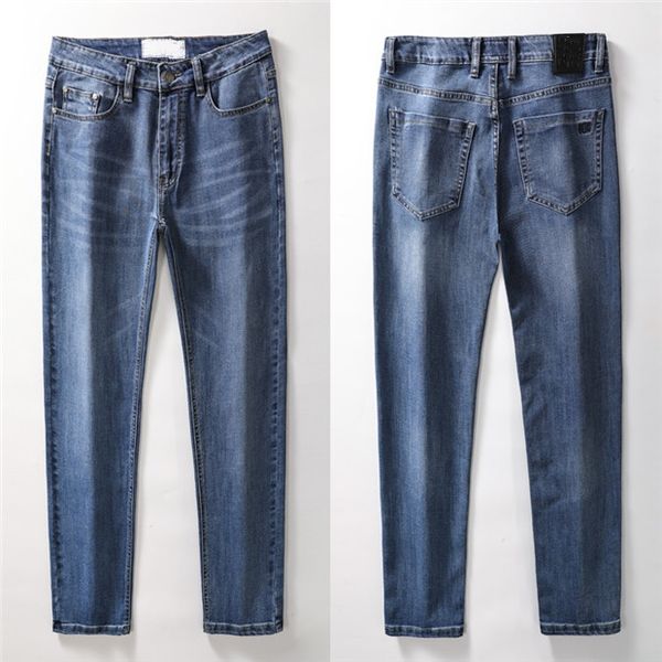 luxurys designer mens jeans business leisure thin design denim pattern slim-leg pants cotton vintage fashion hip hop rock revival eashed was, Blue
luxurys designer mens jeans business leisure thin design denim pattern slim-leg pants cotton vintage fashion hip hop rock revival eashed was, Blue