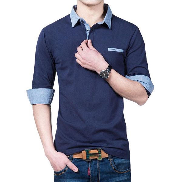 polo long fashion new stylish for men polos slim fit autumn sleeve t-shirts & casual tees shirt jean skpus, Black
polo long fashion new stylish for men polos slim fit autumn sleeve t-shirts & casual tees shirt jean skpus, Black