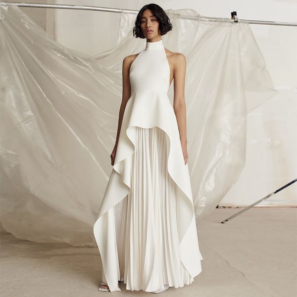 2021 summer women white backless bandage hater ruffles club celebrity runway evening party dresses vestido oh1a, Black;gray
2021 summer women white backless bandage hater ruffles club celebrity runway evening party dresses vestido oh1a, Black;gray