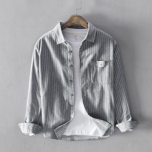 men's casual shirts ly spring autumn japanese vintage fashion men long sleeve cotton england style designer stripe shirt, White;black
men's casual shirts ly spring autumn japanese vintage fashion men long sleeve cotton england style designer stripe shirt, White;black
