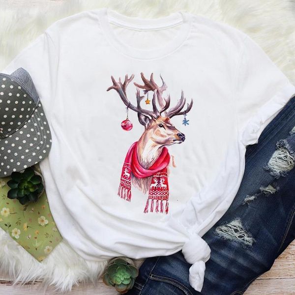 women printing deer cartoon cute new year holiday merry christmas print lady female graphic tees clothes t shirt t-shirt, White
women printing deer cartoon cute new year holiday merry christmas print lady female graphic tees clothes t shirt t-shirt, White