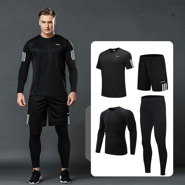4pcs sets sports t shirt men tracksuits suits running shrits shorts jogging pants tracksuit sportswear suit, Gray
4pcs sets sports t shirt men tracksuits suits running shrits shorts jogging pants tracksuit sportswear suit, Gray