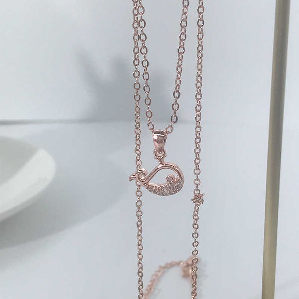 whale necklace niche design sense fresh clavicle chain pendant for girlfriend and friend birthday gift, Silver
whale necklace niche design sense fresh clavicle chain pendant for girlfriend and friend birthday gift, Silver