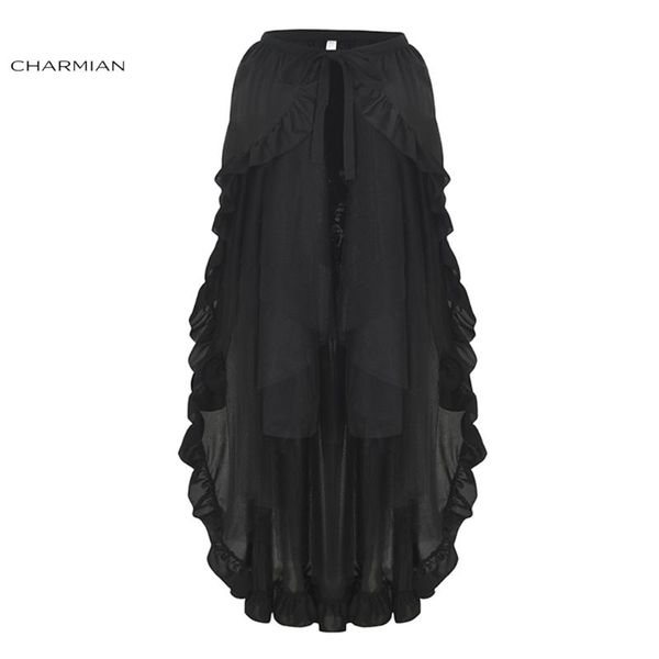 skirts charmian women's plus size retro gothic multi-layered mesh and ruffle asymmetrical hemline open silhouette tiered skirt, Black
skirts charmian women's plus size retro gothic multi-layered mesh and ruffle asymmetrical hemline open silhouette tiered skirt, Black