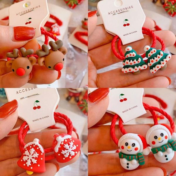 hair accessories 5 piece set/wholesale christmas girl cute santa elk cartoon rubber band fashion headdress, Slivery;white
hair accessories 5 piece set/wholesale christmas girl cute santa elk cartoon rubber band fashion headdress, Slivery;white