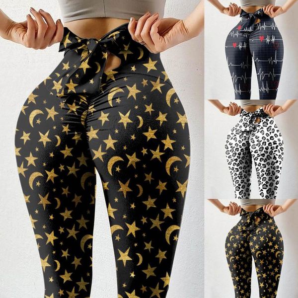yoga outfit women fitness leggings trousers printing wih star and moon dots high waist back bow strethcy casua pants
yoga outfit women fitness leggings trousers printing wih star and moon dots high waist back bow strethcy casua pants