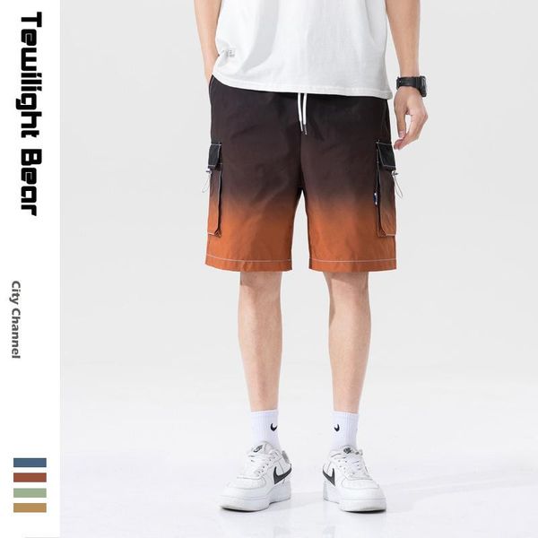 men's shorts summer casual men beach pant fashion gradient loose streetwear hip hop cargo clothing jogging trousers, White;black
men's shorts summer casual men beach pant fashion gradient loose streetwear hip hop cargo clothing jogging trousers, White;black