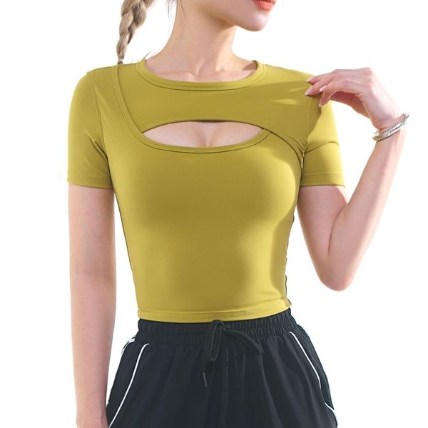 lulu same sport short sleeve summer short tight yoga running elastic slim women's fitness t-shirt, Gray
lulu same sport short sleeve summer short tight yoga running elastic slim women's fitness t-shirt, Gray
