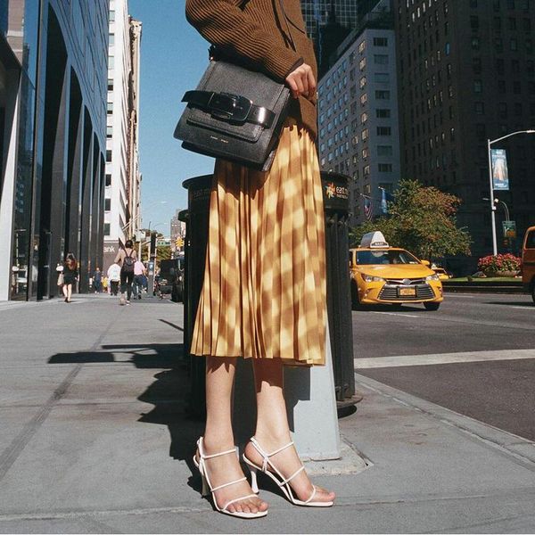 skirts 2021 summer mid-length plaid contrast high waist elastic commuter skirt women, Black
skirts 2021 summer mid-length plaid contrast high waist elastic commuter skirt women, Black