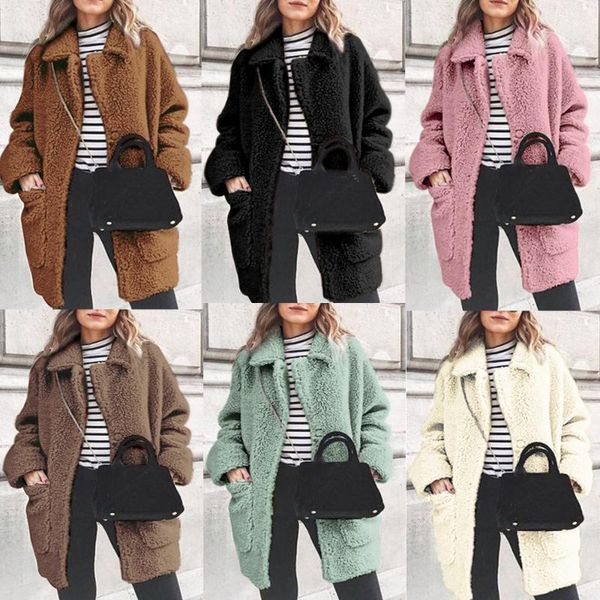 women's fur & faux ladies fashion jacket long square collar style sleeve for autumn and winter, Black
women's fur & faux ladies fashion jacket long square collar style sleeve for autumn and winter, Black