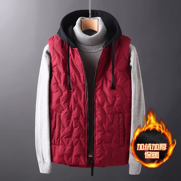 new autumn cotton men's vest, versatile net red, same winter down and thick vest, Black;white
new autumn cotton men's vest, versatile net red, same winter down and thick vest, Black;white