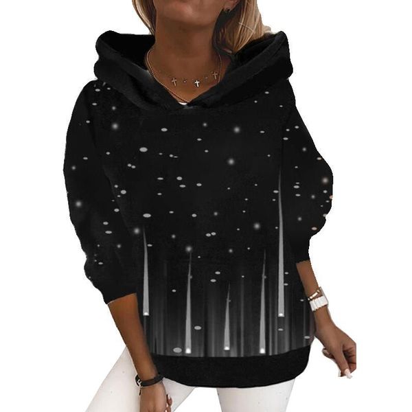 women's hoodies & sweatshirts -selling fashion casual printed long-sleeved hoodie, Black
women's hoodies & sweatshirts -selling fashion casual printed long-sleeved hoodie, Black