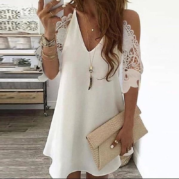print floral vintage dress women summer casual v-neck beach sling off shoulder lace party dresses plus size robe women's swimwear, White;black
print floral vintage dress women summer casual v-neck beach sling off shoulder lace party dresses plus size robe women's swimwear, White;black