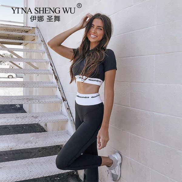 yoga outfit women pants tracksuit letter print 2piece set crop +sporty matching wide waistband skinny stretchy casual sportwear
yoga outfit women pants tracksuit letter print 2piece set crop +sporty matching wide waistband skinny stretchy casual sportwear