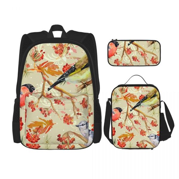 backpack 3pcs/set watercolor birds backpacks school bags for boys girls students travel bag casual mochila
backpack 3pcs/set watercolor birds backpacks school bags for boys girls students travel bag casual mochila