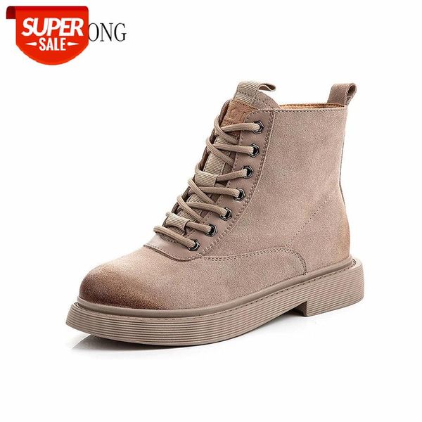 british style casual women's shoes lace-up flat short boots 2019 autumn and winter new vintage suede fashion women boots #en7y, Black
british style casual women's shoes lace-up flat short boots 2019 autumn and winter new vintage suede fashion women boots #en7y, Black