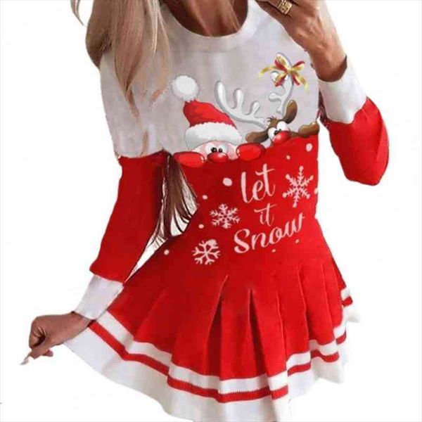 2022 christmas mini a-line pleated womens dresses round neck festive patchwork deer print for year festival party, Black;gray
2022 christmas mini a-line pleated womens dresses round neck festive patchwork deer print for year festival party, Black;gray