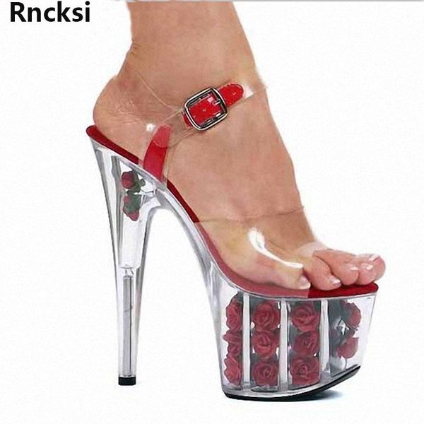 sandals rncksi 20cm high-heeled nightclub dance shoes pole dancing model high heels women's, Black 
sandals rncksi 20cm high-heeled nightclub dance shoes pole dancing model high heels women's, Black