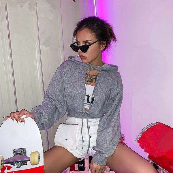2021 women's loose casual cut hollow out hooded hoodies long sleeve navel bare crop pullovers girls grey black sweatshirts
2021 women's loose casual cut hollow out hooded hoodies long sleeve navel bare crop pullovers girls grey black sweatshirts