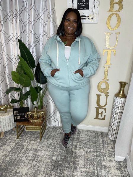 plus size tracksuits xl-4xl women clothes casual hooded pockets sweatshirt long pants slim two piece sporty outfits wholesale drop, Black
plus size tracksuits xl-4xl women clothes casual hooded pockets sweatshirt long pants slim two piece sporty outfits wholesale drop, Black