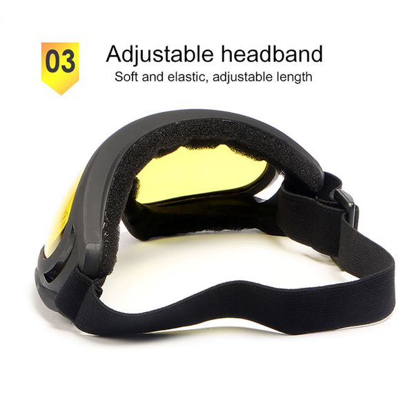 outdoor safety new ski snowboard motorcycle dustproof sunglasses safety goggles sport windproof tactical protection glasses #45, Black
outdoor safety new ski snowboard motorcycle dustproof sunglasses safety goggles sport windproof tactical protection glasses #45, Black