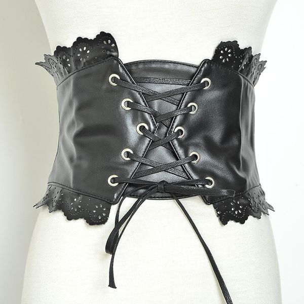 new versatile women's imitation leather belt with cut-out ruffle and elastic waist cover, Black;brown
new versatile women's imitation leather belt with cut-out ruffle and elastic waist cover, Black;brown