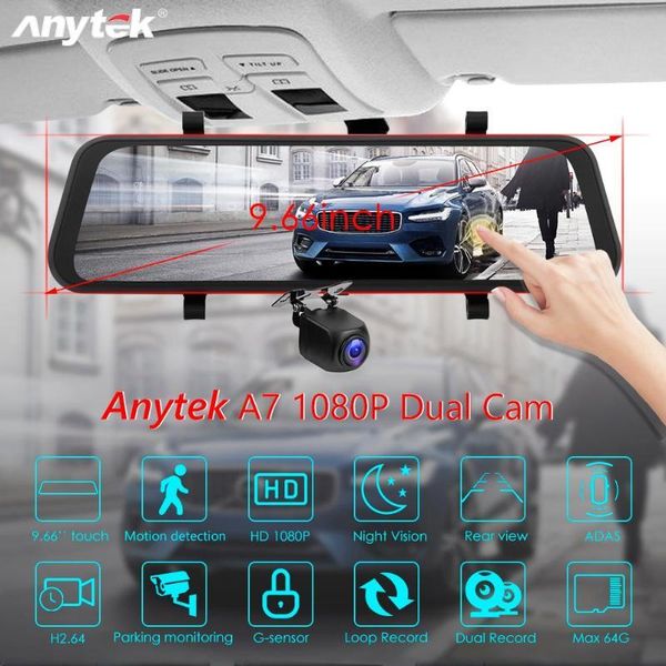 car rear view cameras& parking sensors dvr anytek a7 fhd 1080p 9.66 inch hd screen rearview mirror dual lens starlight night vision dash cam
car rear view cameras& parking sensors dvr anytek a7 fhd 1080p 9.66 inch hd screen rearview mirror dual lens starlight night vision dash cam
