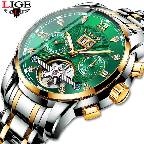 wristwatches lige mens watches fashion automatic mechanical watch men all steel sport waterproof clock relogio masculino+bo, Slivery;brown
wristwatches lige mens watches fashion automatic mechanical watch men all steel sport waterproof clock relogio masculino+bo, Slivery;brown