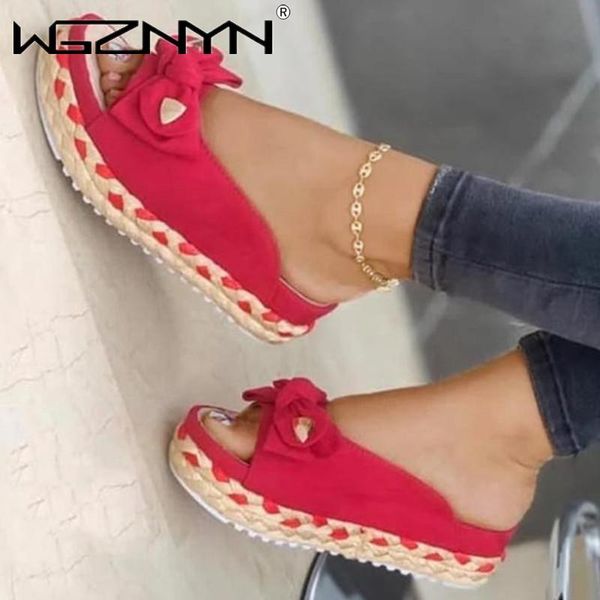 slippers 2021 summer women casual solid color bowknot female platform fashion braided straps outdoor lady sandals, Black 
slippers 2021 summer women casual solid color bowknot female platform fashion braided straps outdoor lady sandals, Black