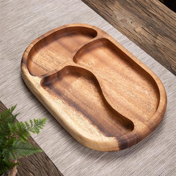 dishes & plates 1pc wooden compartment fruit serving tray dried snack storage container specialty 30x20cm
dishes & plates 1pc wooden compartment fruit serving tray dried snack storage container specialty 30x20cm