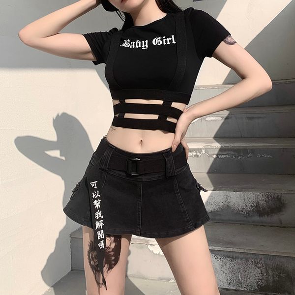 streetwear punk hollow out black t shirt harajuku goth letter print bodycon short sleeve women basic crop, White
streetwear punk hollow out black t shirt harajuku goth letter print bodycon short sleeve women basic crop, White
