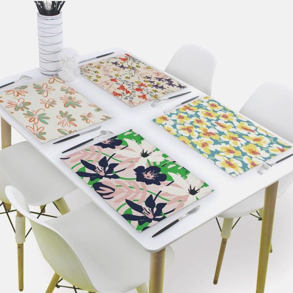 mats & pads flowers placemat for dining table cartoons plant drink 32x42cm rectangle coasters tableware mat kitchen decoration
mats & pads flowers placemat for dining table cartoons plant drink 32x42cm rectangle coasters tableware mat kitchen decoration
