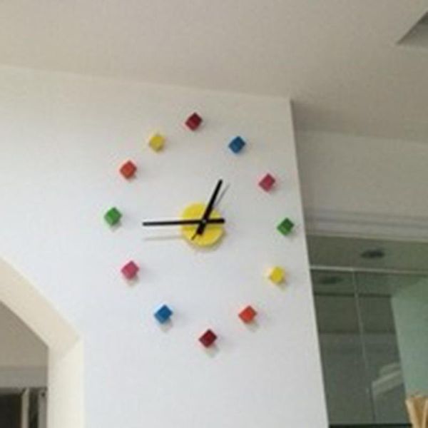 wall clocks clock 3d colorful wood diy mute sticker removable decal for bedroom decor fun combination
wall clocks clock 3d colorful wood diy mute sticker removable decal for bedroom decor fun combination