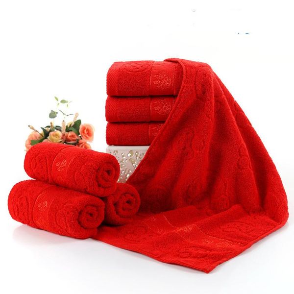 towel 100% cotton red jacquard soft bamboo fiber thickened absorbent for home el beauty salon
towel 100% cotton red jacquard soft bamboo fiber thickened absorbent for home el beauty salon