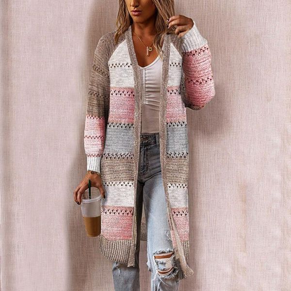 women's knits & tees women cardigan comfy stylish stitching long sleeve striped patchwork sweater female casual autumn winter, White
women's knits & tees women cardigan comfy stylish stitching long sleeve striped patchwork sweater female casual autumn winter, White