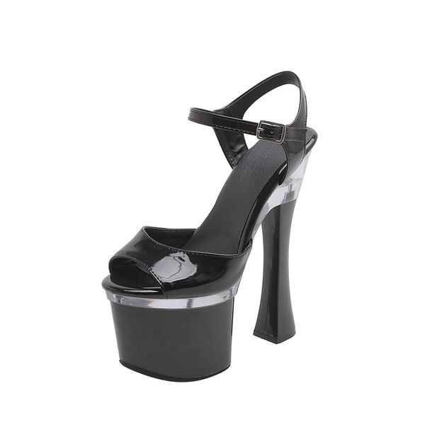 2021 new summer nightclub party shoes women 17.5cm high heels peep toe waterproof sandals 3qx5, Black
2021 new summer nightclub party shoes women 17.5cm high heels peep toe waterproof sandals 3qx5, Black