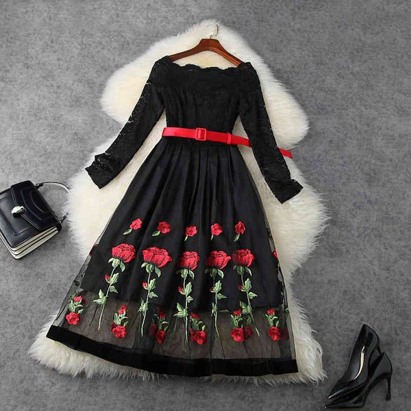 casual dresses spring girl gauze embroidered flowers dress princess lace reception women long sleeve on vacation party qist, Black;gray
casual dresses spring girl gauze embroidered flowers dress princess lace reception women long sleeve on vacation party qist, Black;gray
