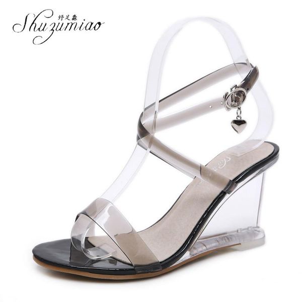 sandals shuzumiao 2021 simplicity wedge women summer open toe fish head fashion crystal high heels shoes, Black
sandals shuzumiao 2021 simplicity wedge women summer open toe fish head fashion crystal high heels shoes, Black